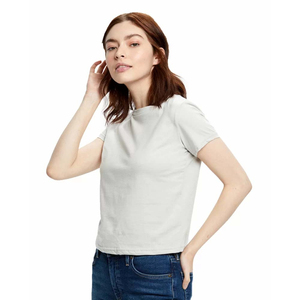 Camisetas cortas de alta calidad para mujer, camisetas ligeras de secado rápido de Algodón 100% con logotipo personalizado, patrón de personajes en 3D - Product Image 1