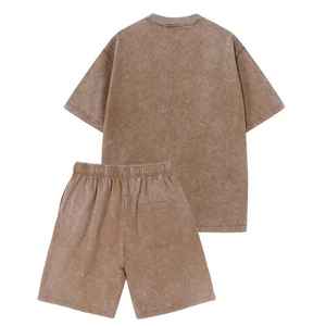 Activewear Conjuntos cortos para hombre Trajes de verano Casual Gym Workout Camiseta y pantalones cortos Conjunto para deportes Viajes Uso diario y ejercicio - Product Image 5