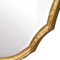 Miroir mural martelé argenté sur mesure, style moderne, avec cadre en feuille d'or vieilli, fait main, décoration écologique