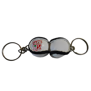 Porte-clés en cuir PU fait main avec logo personnalisé, design unique, multi-usages, pour le sport gaélique, ballon de hurling, accessoire de porte-clés - Product Image 2