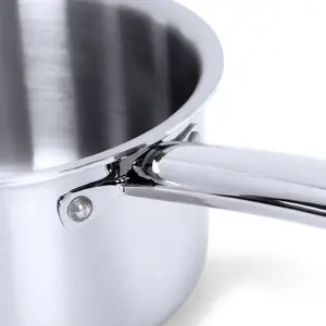 OEM Wholesale Stainless Steel Mini Sauce Serving Pan with Handle Bulk Commercial Grade Restaurant Hotel Tableware Serving Pot - Product Image 4