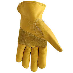 Gants de conducteur antidérapants de haute qualité en cuir de sécurité avec logo personnalisé pour la vente en gros de gants de conducteur en plein air - Product Image 3