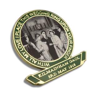 Custom Religion <b>Badge</b> Portrait Photo Metal Lapel Pin - Product Image 3