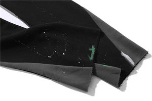 กางเกงกีฬากันยับสำหรับผู้ชายผ้าฝ้าย100% สีพื้นย้อมสีแบบถักระดับกลาง - Product Image 5