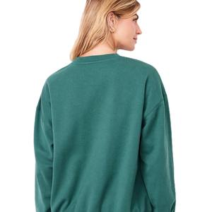 2025 nouveau femmes hiver recadrée pull sweat respirant grande taille coupe ample col complet manches longues décontracté haut court - Product Image 1