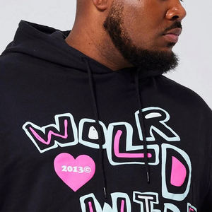 Custom Logo French Terry Hoodies | Heavyweight Unisex Streetwear | Screen <b>Printed</b> | Quick Dry | Clothing Manufacturer - Product Image 3