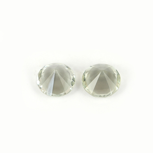 Tablero de verificación de amatista verde natural, piedra redonda cortada con diamante de 12MM para hacer joyas, piedras preciosas sueltas - Product Image 2
