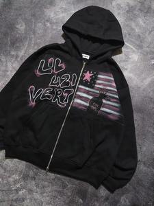 Alta calidad diseño único algodón personalizable ropa de calle Logo bajo MOQ producción rápida ropa personalizada hombres sudaderas con capucha - Product Image 2