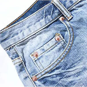 Pantalones Cortos Vaqueros Personalizados para Hombre, Pantalones Cortos Lisos en Venta, Pantalones Cortos Vaqueros Casuales en Venta a un Precio Razonable - Product Image 2