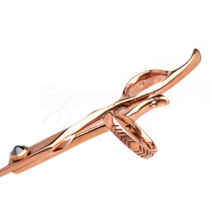 กรรไกรผอมบางแบบหมุนได้มีพื้นผิวที่จับสบายและฟัน30ซี่สำหรับจัดแต่งทรงผม - Product Image 4