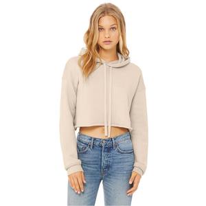Bella Canvas Cropped Fleece Sudadera con capucha - Product Image 1