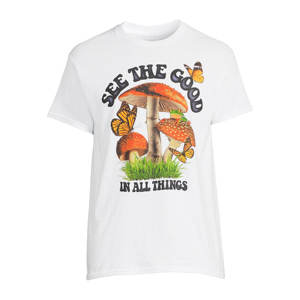 เสื้อยืดผู้ชายผ้าโพลีเอสเตอร์พิมพ์ลายกราฟิกสีขาวล้วนสำหรับ100% - Product Image 1