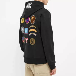 Fournisseur de sweats à capuche avec broderie de patchs, sweat à capuche en coton lourd et durable avec broderie de patchs cousus pour les commandes en gros et la vente au détail - Product Image 2