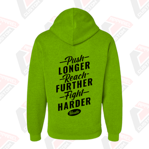 Sweats à capuche d'hiver personnalisés OEM haute qualité broderie 3D sérigraphie logo à l'avant col à capuche écologique - Product Image 6