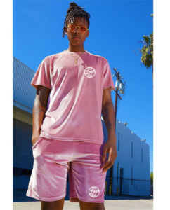 Camiseta de terciopelo con cuello redondo y diseño de bordado personalizado para hombre, camiseta de terciopelo unisex de manga corta - Product Image 5