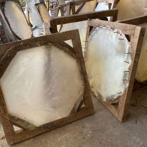 Peau de tambour naturelle de haute qualité, cuir brut pour la fabrication et les réparations de tambours traditionnels - Product Image 2