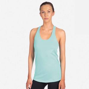 Next Level Apparel Women's Ideal Racerback Tank Large Banana <b>Cream</b> %60 Cotton %40 Polyester Racerback Tank Tops for Women - Product Image 3