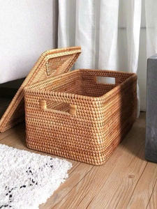 Premium Hand-Woven Bamboo & Rattan <b>Laundry</b> <b>Baskets</b> Eco-Friendly Wholesale Storage & Gift <b>Baskets</b> Factory Direct from Vietnam - Product Image 6