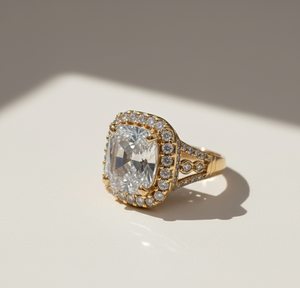 Anillo de Plata de Ley 925 con Moissanita al por Mayor, Joyería de Moda para Fiestas de Novia y Ocasiones Especiales, Regalo para Ella - Product Image 2