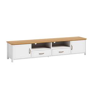 Scandinavian Vintage Wooden <b>TV</b> Stand for Home Furniture 2.4M Modern & Electric <b>Design</b> - Product Image 6
