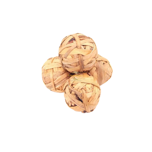 Pelota Masticable de Jacinto de Agua Ecológica a Precio de Fábrica, Juguete Natural para Animales Pequeños con Diseño Moderno y Embalaje en Cartón - Product Image 4