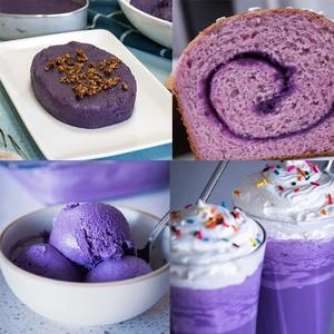 สารเติมแต่งอาหารผงยูบีเกรดอาหารที่ละลายน้ำได้สารสกัดจากมันเทศสีม่วงธรรมชาติเหมาะสำหรับการอบเครื่องดื่ม - Product Image 4