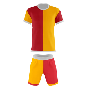 Maillot de football personnalisé pour homme 100% polyester avec logo et nom sur le devant, service OEM pour uniformes d'équipe, tailles jeunes et enfants, découpe automatisée - Product Image 2