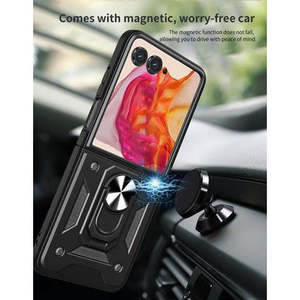 Supporto ad Anello Premium con Magnete per Moto Razr Plus 2025, Rosso - Product Image 2