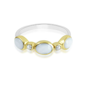 Anillo de Plata de Ley 925 con Piedras Preciosas Clásicas Hechas a Mano, de Alta Calidad, con Múltiples Piedras Preciosas, Dos Tonos, Fabricante Mayorista, Disponible en Existencia - Product Image 6