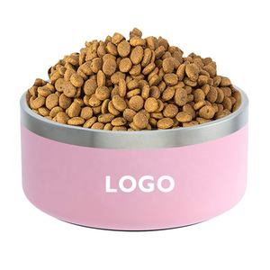 ชามอาหารและน้ำสัตว์เลี้ยงสแตนเลส 304 แบบสองชั้น ขนาด 32 ออนซ์/64 ออนซ์ พร้อมโลโก้สั่งทำใหม่ ราคาประหยัด - Product Image 6