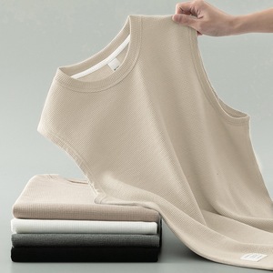 Chaleco Deportivo para Hombre, Camiseta sin Mangas de Algodón para Verano, Ropa Deportiva, Fitness, Baloncesto, Hombros Anchos, Camiseta sin Mangas - Product Image 4