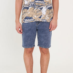 Pantalones cortos de mezclilla de bolsillo para hombre de la mejor calidad hechos en Pakistán - Product Image 2