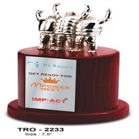 Trophée d'équipe de qualité supérieure, durable, poli et gravé, avec base en verre et cristal, médailles et plaques haut de gamme