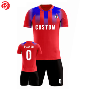 Camiseta de fútbol de manga corta de mejor estilo, camiseta de fútbol de corte automatizado multicolor para adultos - Product Image 4