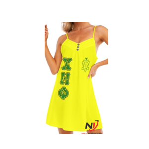 Camiseta sin Mangas Casual de Alta Calidad para Mujer, Chi Eta Phi, Personalizada con Logotipo Bordado en 3D, Cuello Jersey, Transpirable, con Botones - Product Image 1