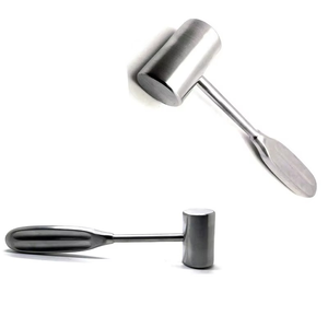 ค้อนผ่าตัดสองด้านทำจากสเตนเลสสตีลชุดเครื่องมือปลูกถ่ายกระดูกและฟันด้วยตนเอง - Product Image 1