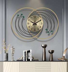 Luxury Modern Collection Metal Wall <b>Clock</b> for Home Hotels Restaurant & Wedding Wall Art Decorate Gold Finishing Metal Wall <b>Clock</b> - Product Image 1