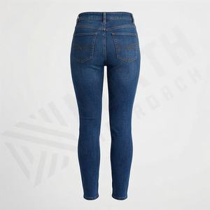 High Quality New Denim Women Jeans Super <b>Stretched</b> Wide Leg Tight <b>Ladies</b> Customized Design Premium Trendy Fashion <b>Trousers</b> Wear - Product Image 2