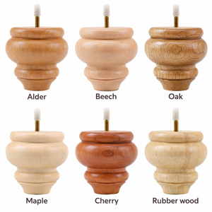 Patas de Sofá de Madera Maciza Torneada Personalizadas, Diseño Tradicional de Primera Calidad para Sala de Estar, Sofá, Silla, Cama, Gabinete, Directo de Fábrica - Product Image 6