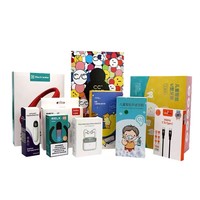 Scatola in Cartone Bianco Pieghevole Ecologica di Alta Qualità con Logo a Colori e Stampa Oro/Argento per Supermercati, Dimensioni Personalizzabili