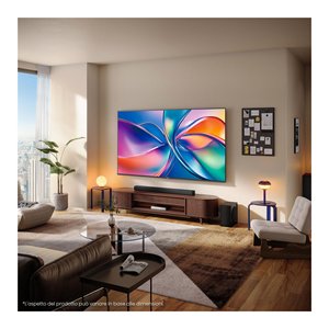 Televisor Inteligente Hisense QLED 4K UHD de 75 Pulgadas con Dolby Vision Atmos HDR, Plataforma Vidaa, Televisor para Juegos, Carcasa Negra, Patrocinador Oficial de FIFA - Product Image 1
