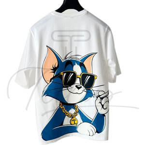 Camisetas de Tela de Lona de Poliéster/Algodón Ecológicas y Transpirables para Hombre, Tallas Grandes, Personalizadas al por Mayor, con Estampado Digital - Product Image 5