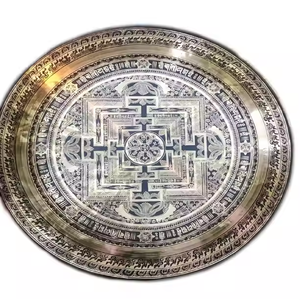 Meilleurs gros gongs tibétains faits à la main pour les prières religieuses Thérapie sonore Yoga Méditation au prix de gros bon marché - Product Image 1