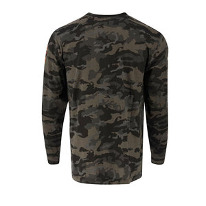 เสื้อสเวตเชิ้ตลายพรางแฟชั่นทรงหลวมขนาดใหญ่พิเศษ คุณภาพสูง ผ้าฝ้ายแท้ สำหรับผู้ชาย แบบนูนลาย - Product Image 4