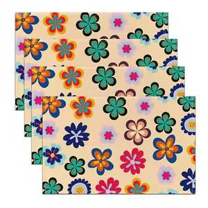 แผ่นรองจานผ้าฝ้ายบริสุทธิ์สำหรับงานเลี้ยงรับประทานอาหาร100% ตกแต่งบ้านสไตล์โมเดิร์นพร้อมโลโก้ตามสั่ง - Product Image 5