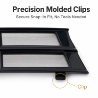 Grille de protection inférieure en ABS pour pare-chocs, moustiquaire de radiateur pour Denza D9 2023
