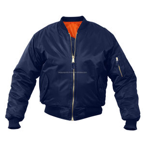 Chaqueta Bomber para Hombre, Diseño Personalizado, Servicio OEM, Venta al Por Mayor, Últimos Diseños, Manga Larga, 100% Algodón y Forro Polar - Product Image 2