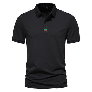 Meilleures ventes T-shirts pour hommes Vêtements d'été personnalisés Vêtements de golf pour hommes Chemises polos épissés à couleurs bloquées - Product Image 3