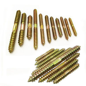 Boulon à double extrémité en acier au carbone Système de mesure métrique Finition galvanisée M6-10 - Product Image 5