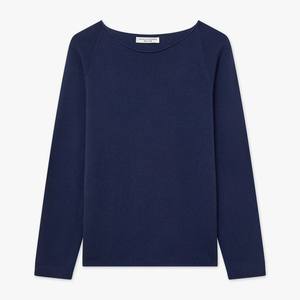 Suéter de Punto Plano Personalizado con Servicio OEM, Calidad Premium, Antiarrugas, Color Sólido Informal, para Mujer, Otoño Invierno, Cuello Redondo - Product Image 5